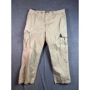 Old Navy Pants Mens 42x30 Beige Cargo Baggy Skater Wide Leg Y2K Loose
